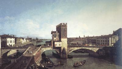 Bernardo Bellotoo View of the Ponte delle Navi,Verona (nn03) China oil painting art